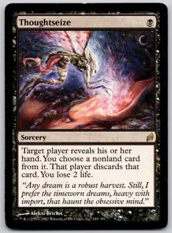 Thoughtseize 145 Rare Lorwyn Magic: The Gathering Lightly Played - Image 1