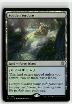 Sodden Verdure Commander Lorwyn Eclipsed MTG NM - Image 1