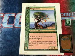Utopia Tree WotC MTG Full Color Test Print Proof Sheet Promo *CCGHouse* - Image 1