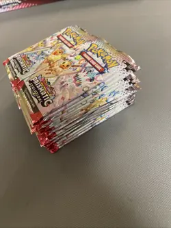 Lot Of 28 Pokemon S&V Prismatic Evolutions Factory Sealed Foil Booster Packs - Image 3