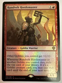 MTG Rundvelt Hordemaster - Rare - Foil - Dominaria United DMU 142 - NM+ - Image 1