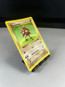 Pokemon TCG Hitmonchan Base Set 7/102 Holo Shadowless Holo Rare - Image 3