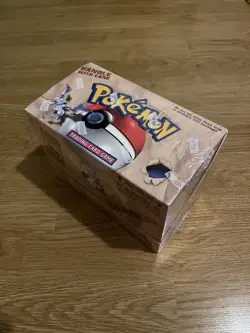 SEALED Pokemon Card Fossil Theme Deck Case Lockdown & Bodyguard Display Box WOTC - Image 1