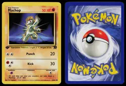 MACHOP 59/82 COMMON TEAM ROCKET POKEMON 1ST EDITION NM - Image 3