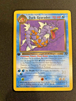 Dark Gyarados 25/82 Team Rocket 1st Edition Regular Near Mint - Pokemon Card - Image 1