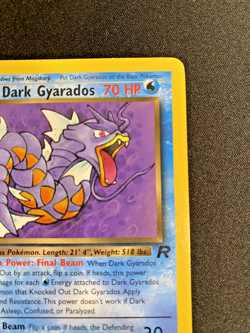 Dark Gyarados 25/82 Team Rocket 1st Edition Regular Near Mint - Pokemon Card - Image 3
