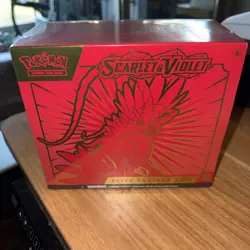 Pokemon TCG Scarlet and Violet ETB Elite Trainer Box Koraidon, New Sealed - Image 1
