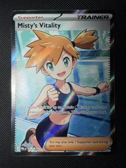 Misty's Vitality Full Art Holo 111/084 Pitch Black Ultra Rare NM English - Image 1