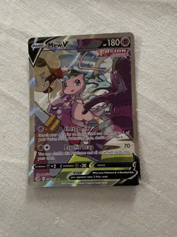 Pokemon Mew V 251/264 Ultra Rare Full Art Holo Fusion Strike HP180 EN 2021 - Image 1