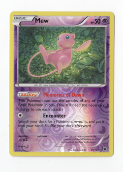Mew 29/124 | Reverse Holo | Fates Collide | LP | Pokemon TCG - Image 1