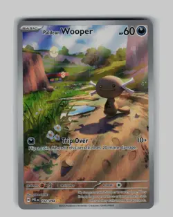 Paldean Wooper 102/094 Illustration Rare Phantasmal Flames Pokemon Holo NM - Image 1
