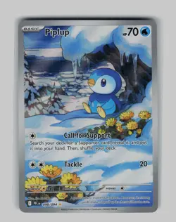 Piplup 098/094 Illustration Rare Phantasmal Flames Pokemon Holo Near Mint - Image 1