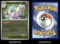 GOODRA 068/086 R CHAOS RISING POKEMON REVERSE HOLO NM/M - Image 3