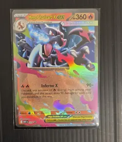Pokemon TCG - Mega Charizard X Ex - MEP029 - Mega Evolution - Image 1