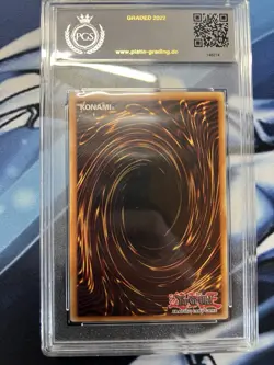YuGiOh 2014 Bujinki Amaterasu PRIO-DE052 PGS 8.5 Ghost Rare 1st Edition - Image 4