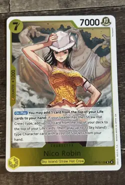 Nico Robin Rare Foil OP15-109 One Piece Adventure on Kami’s Island English NM - Image 1