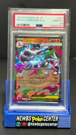 PSA 10 MEGA CHARIZARD X ex #013/080 INFERNO X JAPANESE POKEMON CARD - Image 1