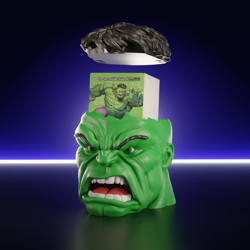 Hulk Smash MTG Deck Box – Holds 100 Sleeved Cards, Commander Compatible - Image 3