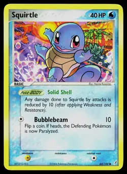 Pokemon Card - Squirtle Crystal Guardians 64/100 Common - Image 1