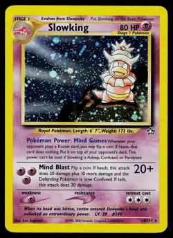 Pokemon Card - Slowking Neo Genesis 14/111 Unlimited Holo Rare - Image 1