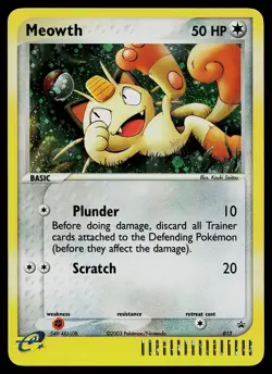 Pokemon Card - Meowth Nintendo Black Star Promos 013 Holo - Image 1