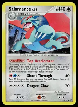 Pokemon Card - Salamence Arceus 8/99 Holo Rare - Image 1