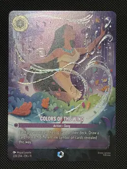 Colors of the Wind 228/204 Enchanted Disney Lorcana English Card Winterspell - Image 3