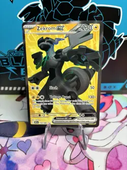 Zekrom ex 158/086 BLK EN: Black Bolt Holo Pokemon TCG English Full Art - Image 1