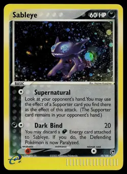 Pokemon Card - Sableye Sandstorm 10/100 Holo Rare - Image 1