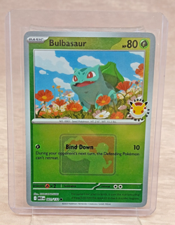 Pokemon Bulbasaur 001/132 Pokemon Day 2025 Holo Promo Card MEG EN - Image 1
