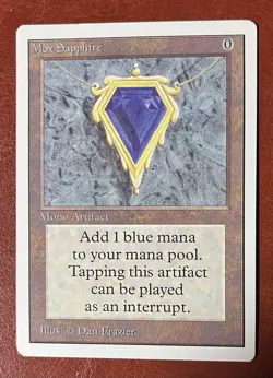 Mox Sapphire Unlimited Edition MTG - Image 1