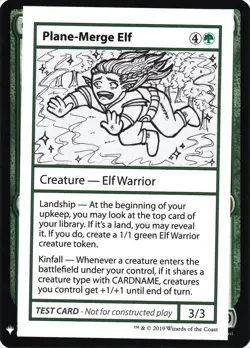 MTG Plane-Merge Elf - N/A / English / Lightly Played - Image 1