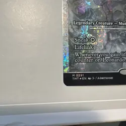 Leonardo Cutting Edge 291 MTG : Teenage Mutant Ninja Turtles - Fracture Foil - Image 2
