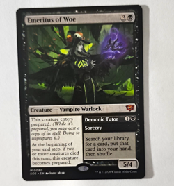Wizards of the Coast MTG Emeritus of Woe 0080 SIR Mythic Regular EN - Image 1