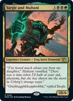 Foil - Yargle and Multani - 256 / NM / English MTG - Image 1