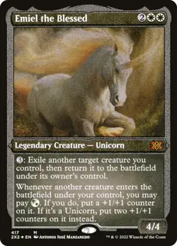 MTG Foil - Emiel the Blessed (Foil Etched) - 417 / NM / English - Image 1