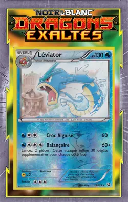 Leviator Reverse - NB06:Dragons Exaltes - 24/124 - Carte Pokemon Francaise - Image 1