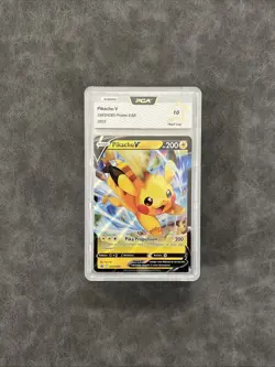 Carte Pokemon Pikachu V Promo SWSH285 PCA 10 - Image 1