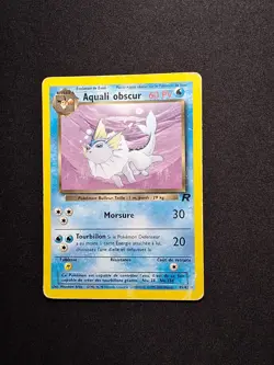 Aquali Obscur 45/82 Wizards Ex Team Rocket Carte Pokemon FR - Image 1