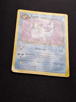 Aquali Obscur 45/82 Wizards Ex Team Rocket Carte Pokemon FR - Image 2