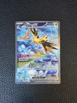 Pokemon Zapdos EX 202/165 S&V MEW 151 Special Illustration Rare English NM- - Image 1
