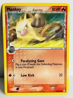 Mankey 70/110 - Holon Phantoms - Pokemon Card - Image 1