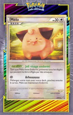 Melo - L'appel des Legendes - 24/95 - Carte Pokemon Francaise - Image 1