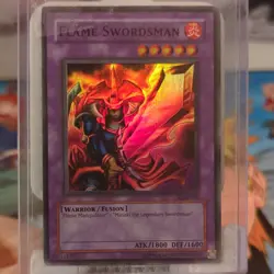 Konami Flame Swordsman LOB-003 Super Rare Holo Unlimited EN - Image 1