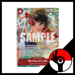 One Piece Legacy of the Master - OP12-015 - Monkey.D.Luffy - Alt Art - Image 1