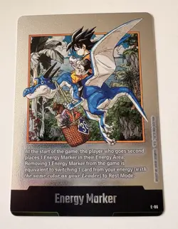 Dragon Ball Super Card Game Son Goku Energy Marker E-86 Foil Englisch - Image 1