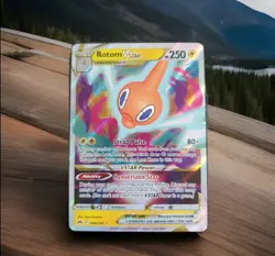 Pokemon TCG Rotom VSTAR Crown Zenith Card 046/159 Sword&Shield Holo Rare - Image 1