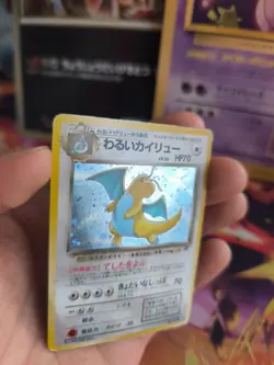 Pokemon Karte Card DARK Dragonite Dragoran Team Rocket Gang Holo japanese LP - Image 3