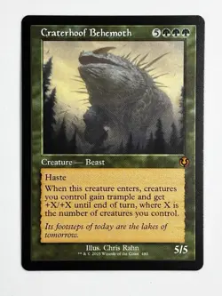 MTG Innistrad Remastered - Craterhoof Behemoth (Retro Frame) Regular - Image 1