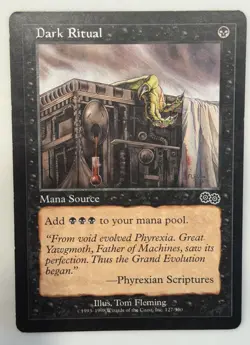 MTG Urza's Saga Dark Ritual 127/350 LP - Image 1
